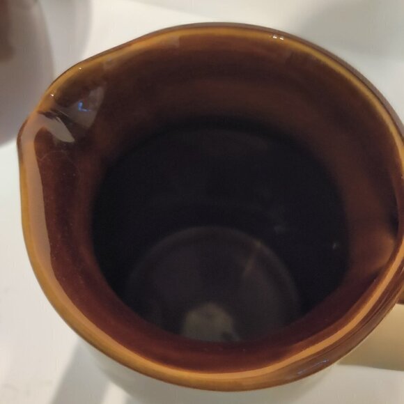 Fun Vintage Pottery Cook's Measure Reminder, Ounces into Pints Quarts Tablespoon - Picture 2 of 4